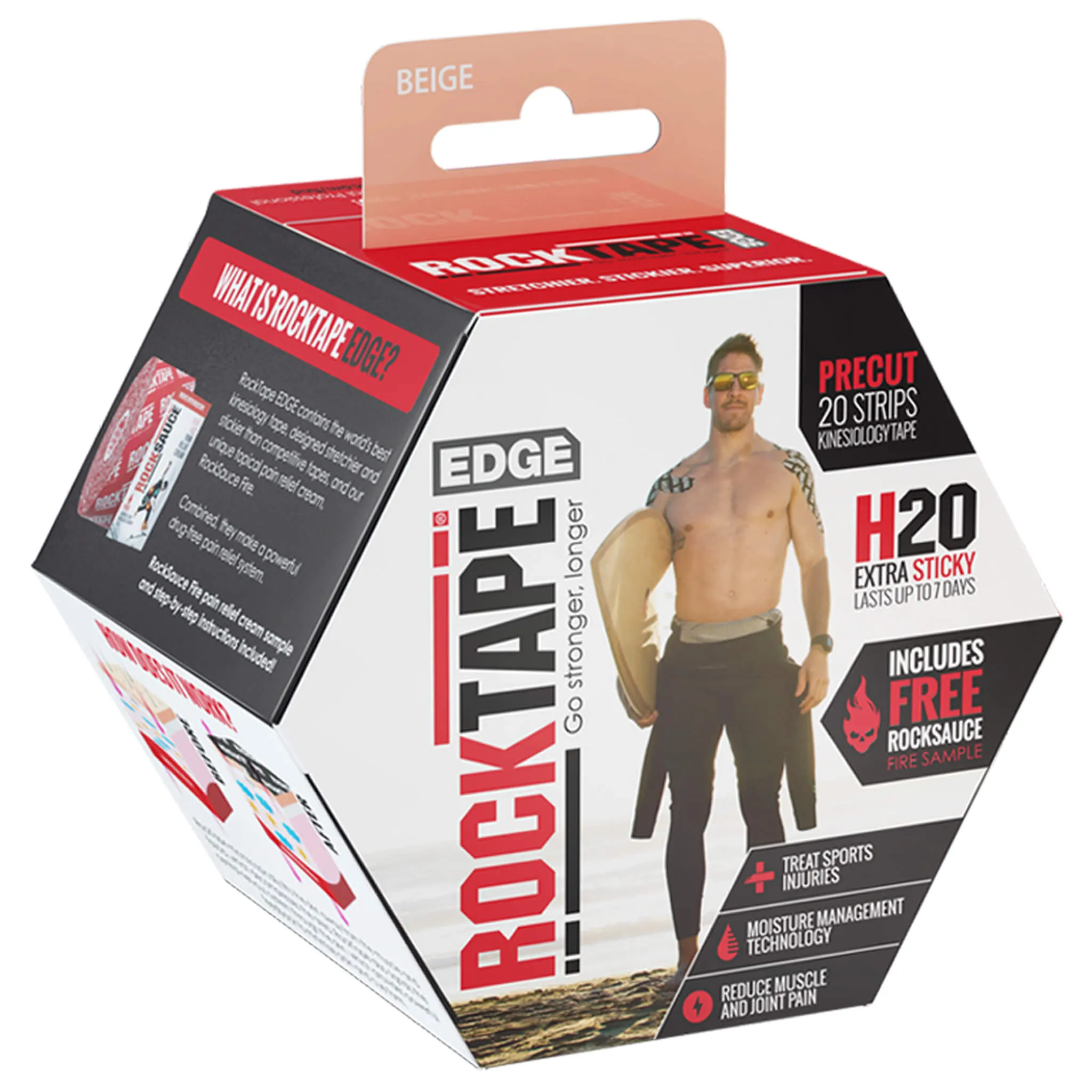 ROCKTAPE Edge H2O Pre-Cut Strips