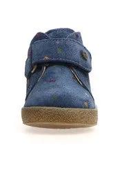 SALE FW23 Falcotto Conte Suede Indigo Velcro Baby Bootie