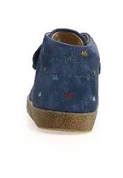 SALE FW23 Falcotto Conte Suede Indigo Velcro Baby Bootie