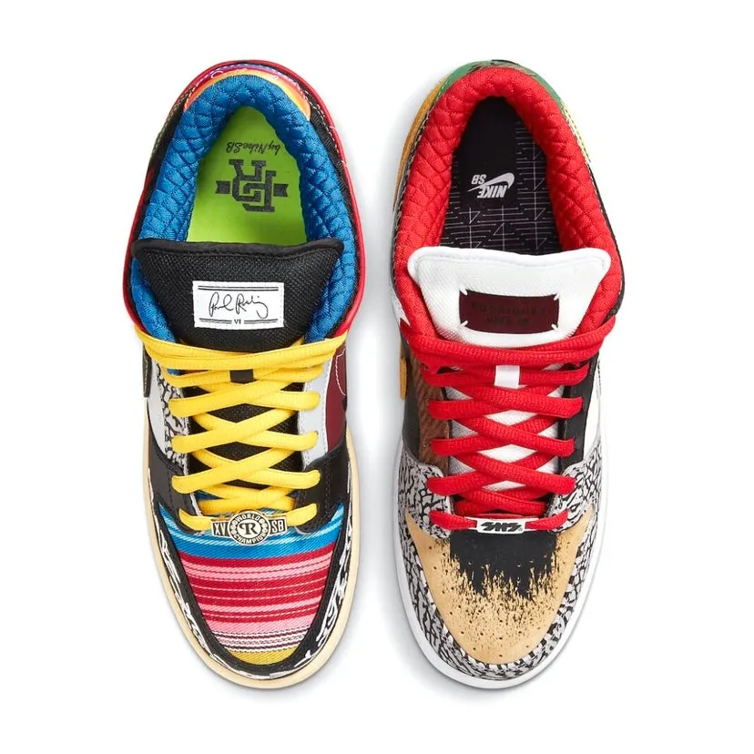 SB Dunk Low Pro QS What The Paul Sports Red Varsity Maize Rouge Sport