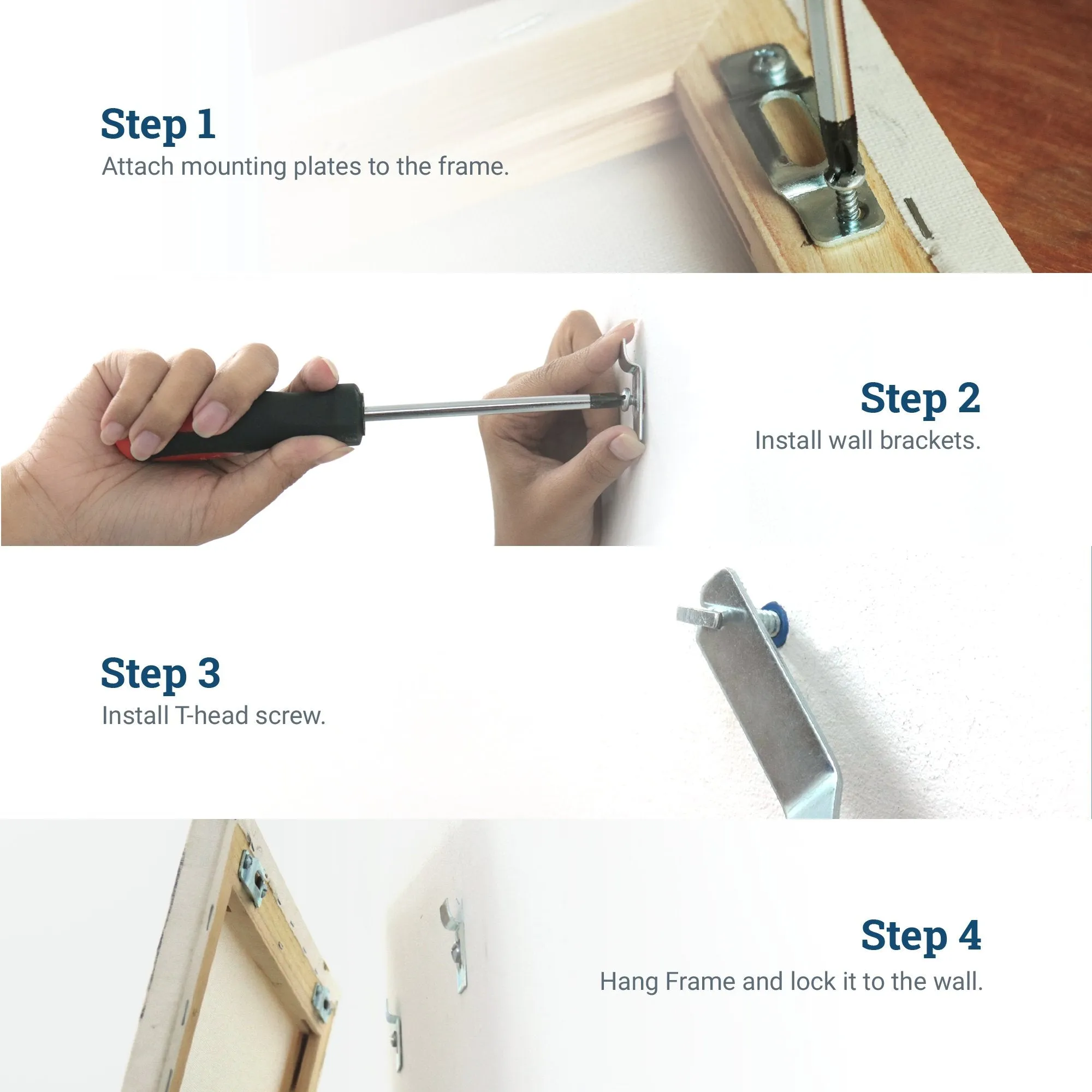 Security Kit Lock-In Wood Frame