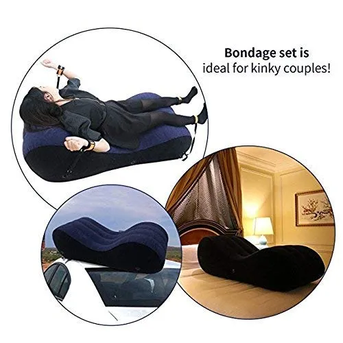 Sex S-Shape Air Sofa Inflatable Pillow for Bedroom