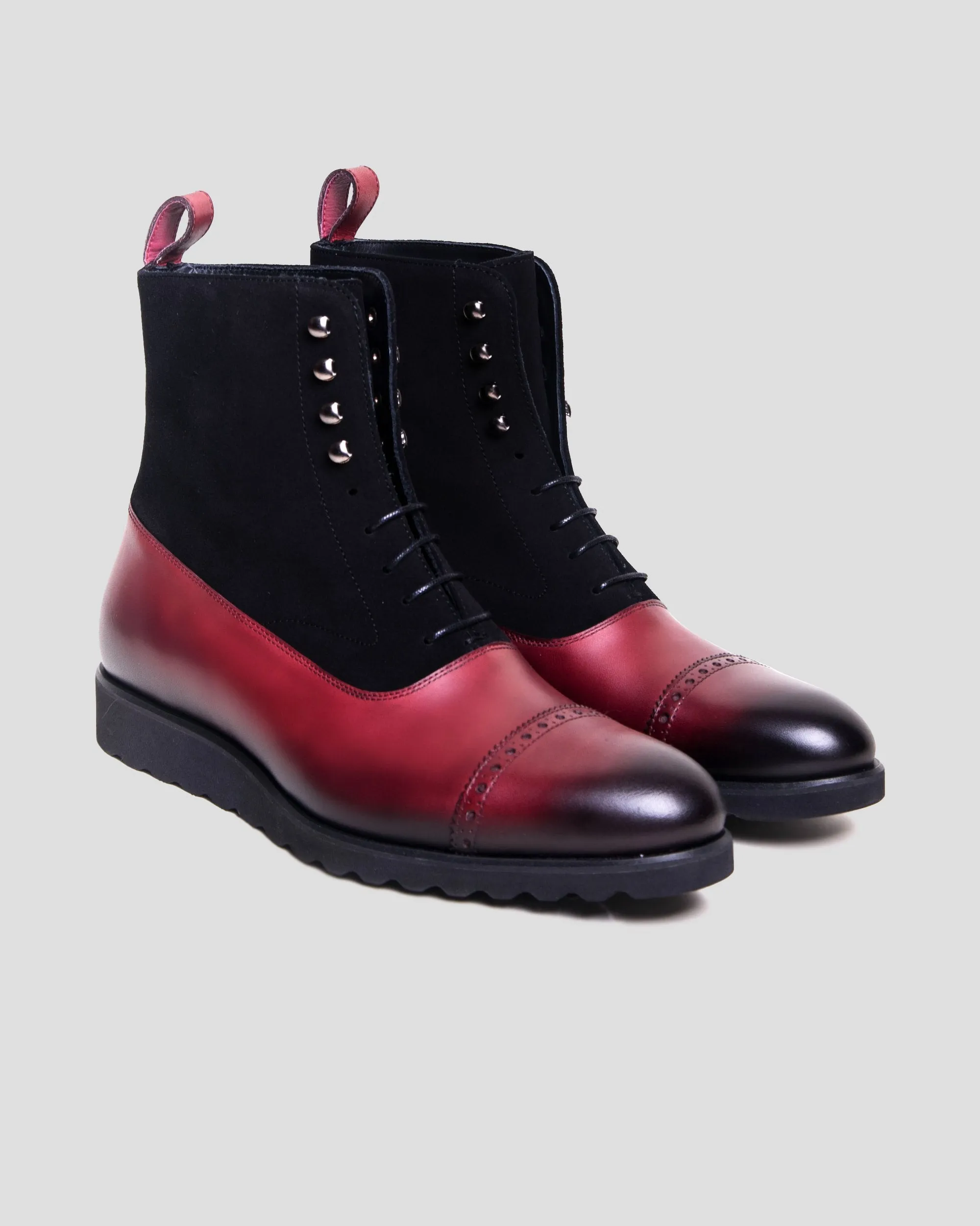 SG Logan High Top Boots V1 – Cherry   Black