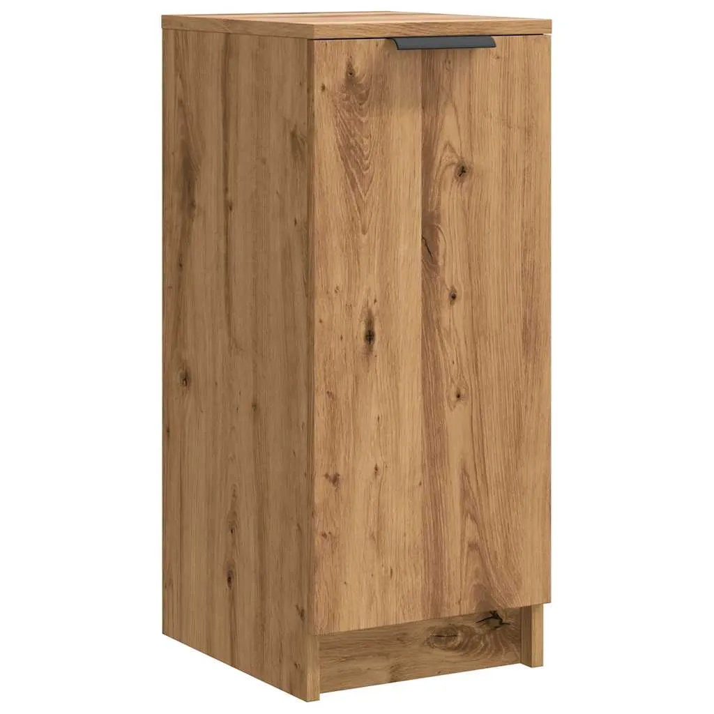 Shoe Cabinet Artisan Oak 30x35x70 cm Engineered Wood