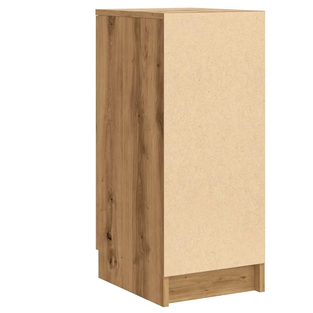 Shoe Cabinet Artisan Oak 30x35x70 cm Engineered Wood