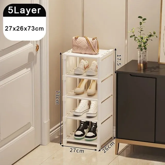 Shoe Rack Organize Multi-layer Adjustable Shoe Cabinet*