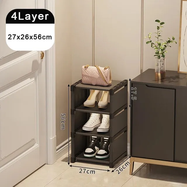 Shoe Rack Organize Multi-layer Adjustable Shoe Cabinet*