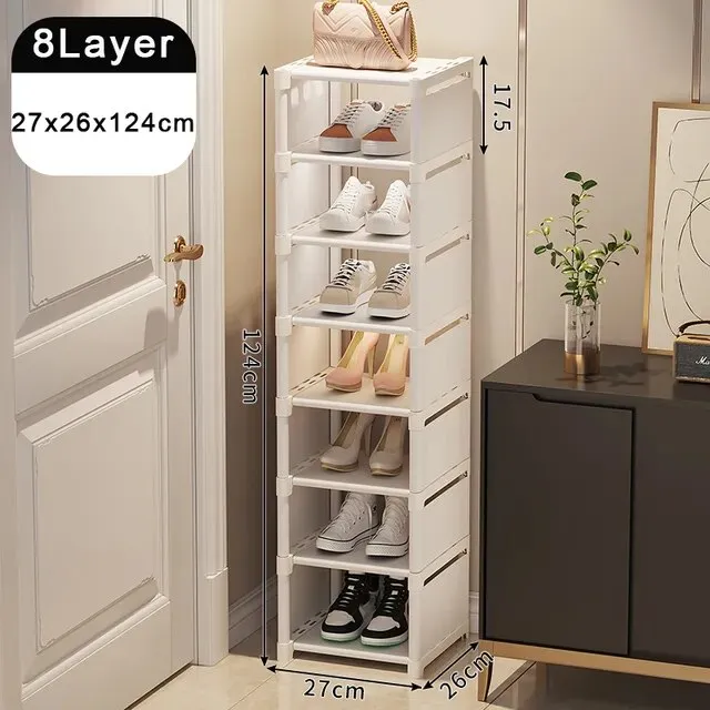 Shoe Rack Organize Multi-layer Adjustable Shoe Cabinet*