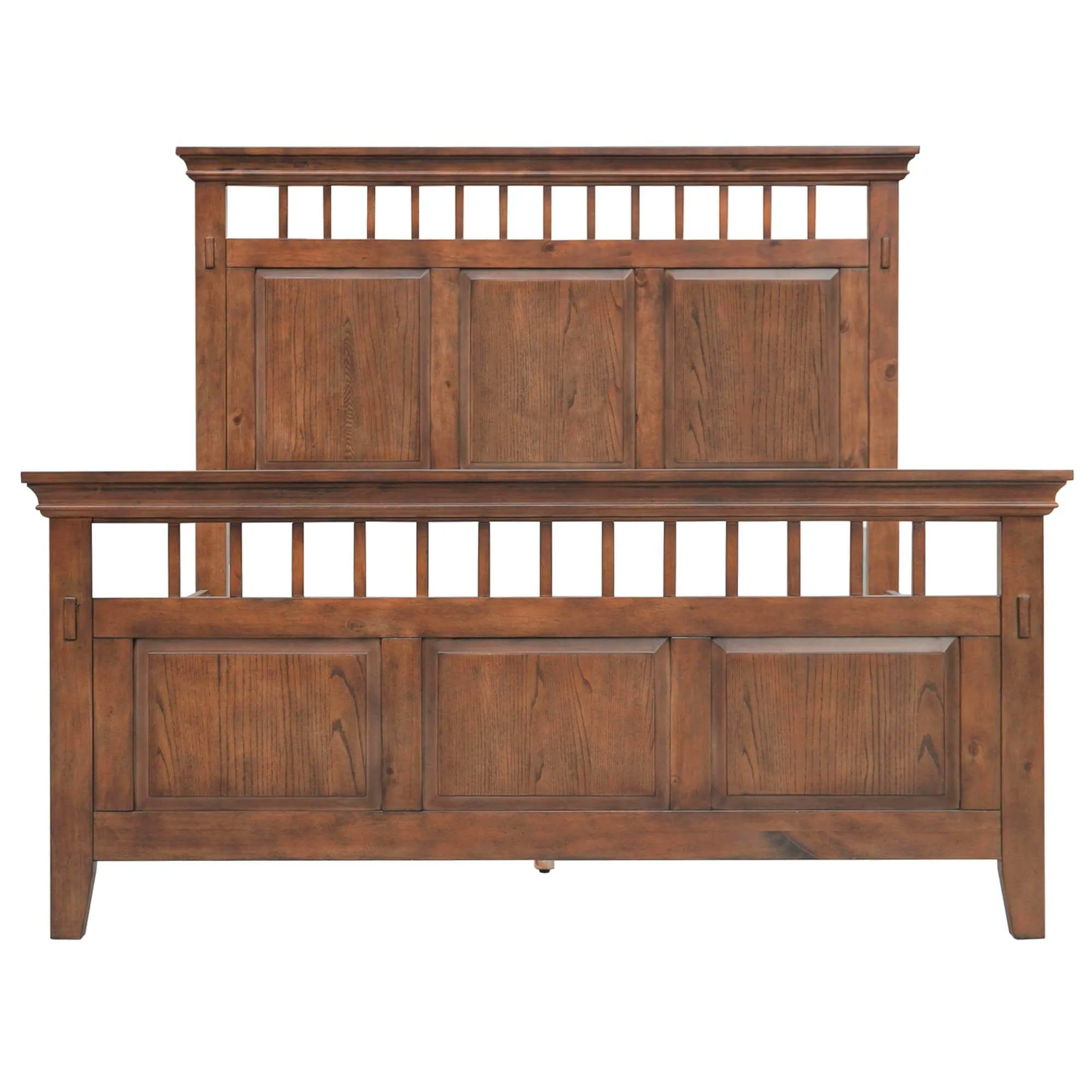 Sunset Trading Mission Bay Queen Bed in Amish Brown