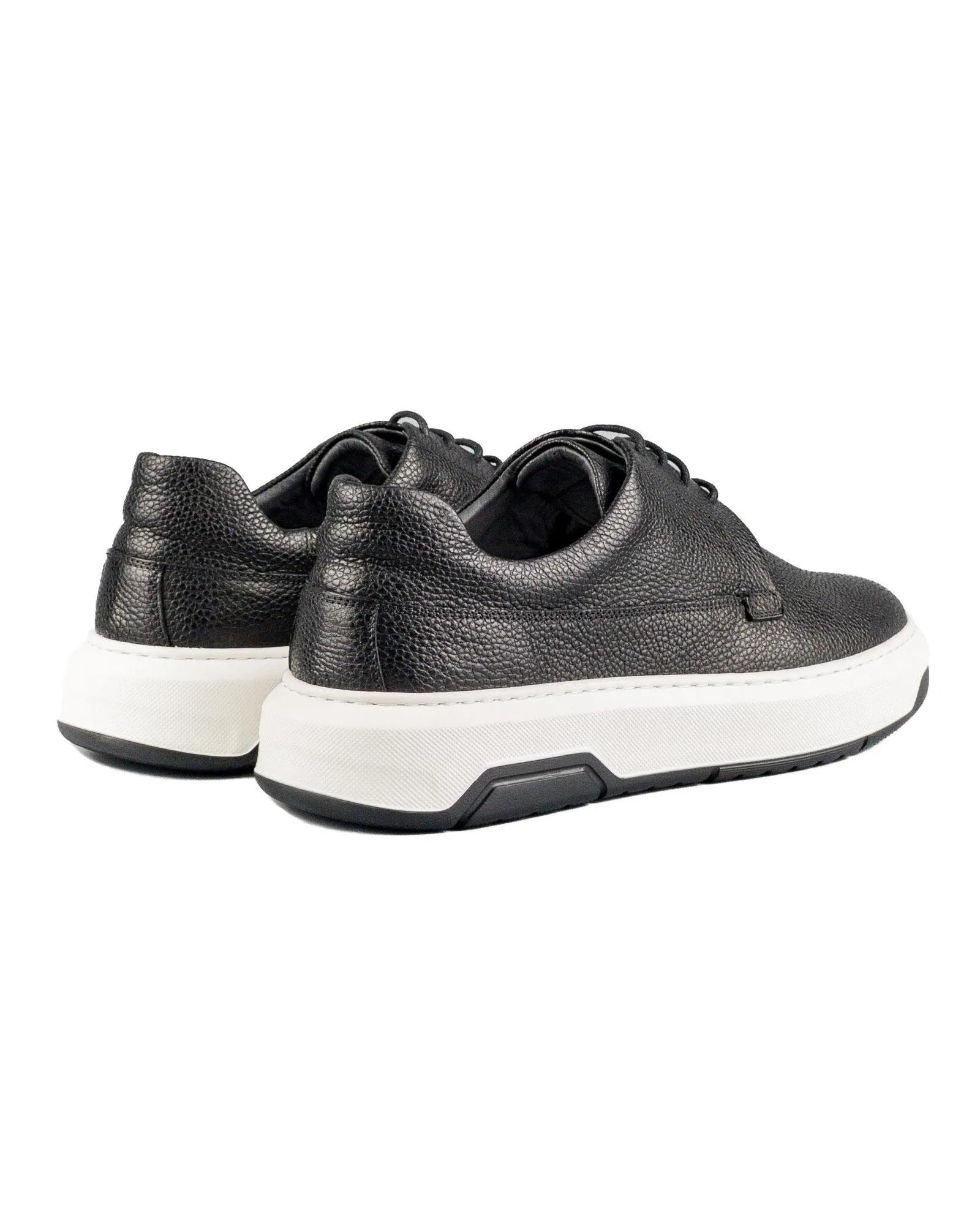 T-Vulcan Black Genuine Leather Men's Sport (Sneaker) Shoes