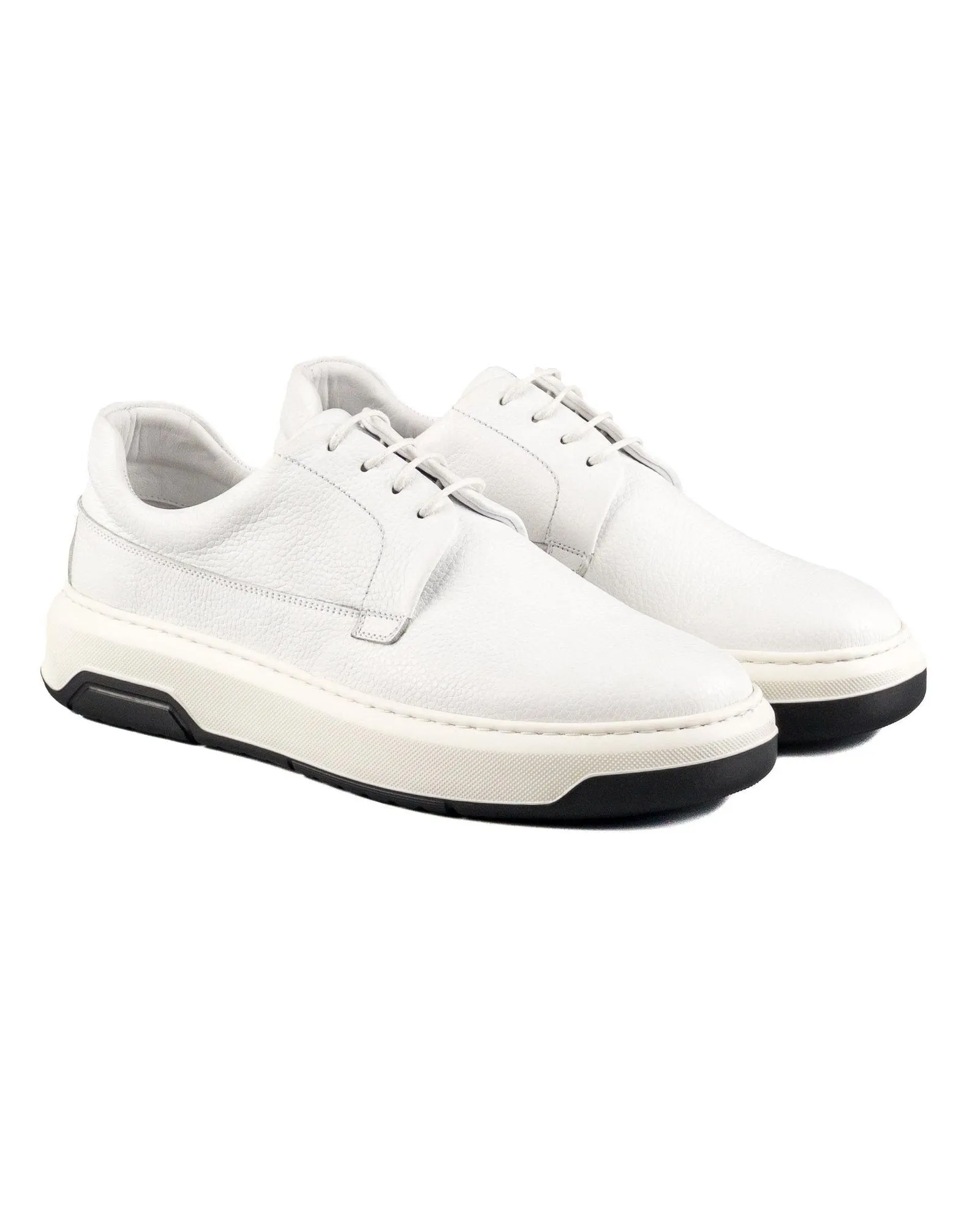 T-Vulcan White Genuine Leather Men's Sport (Sneaker) Shoes