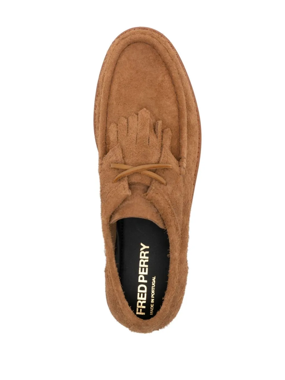 tassel-detailed suede loafers