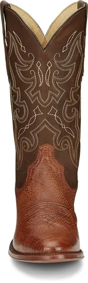 TONY LAMA MEN'S PATRON SMOOTH OSTRICH WESTERN BOOT - TL5375