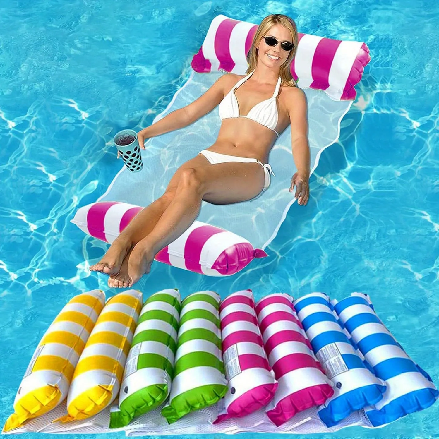 Travelfriendly 4in1 Pool Hammock  Ultimate Party Lounger