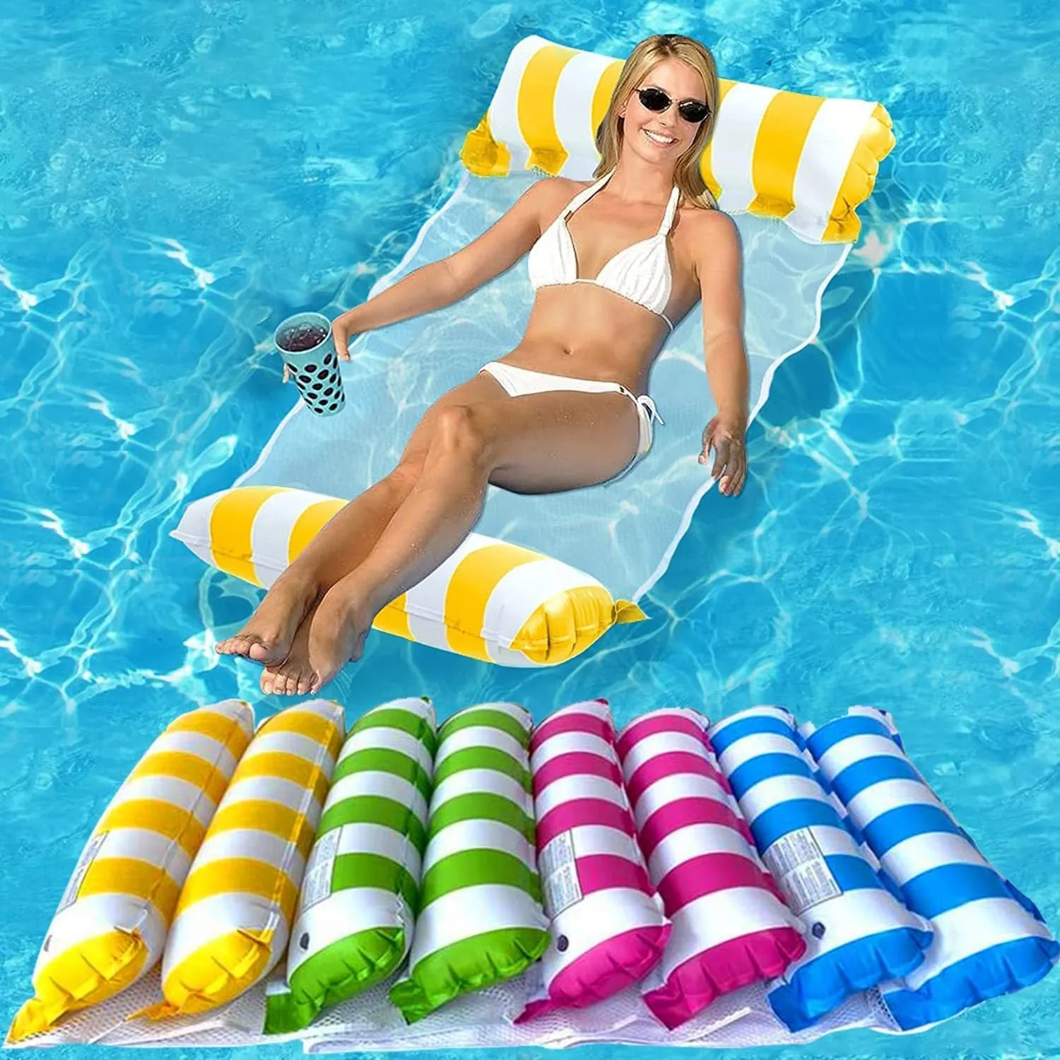 Travelfriendly 4in1 Pool Hammock  Ultimate Party Lounger