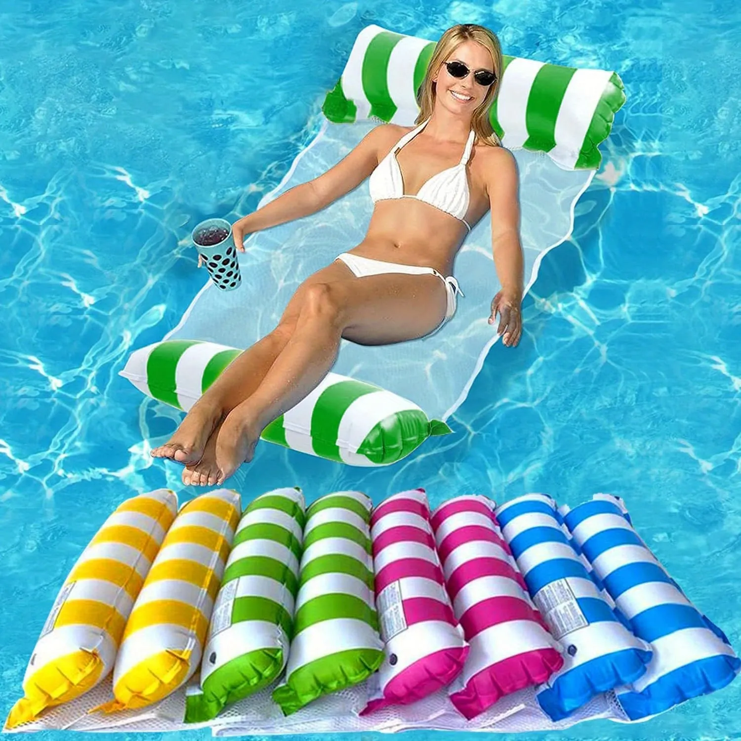 Travelfriendly 4in1 Pool Hammock  Ultimate Party Lounger