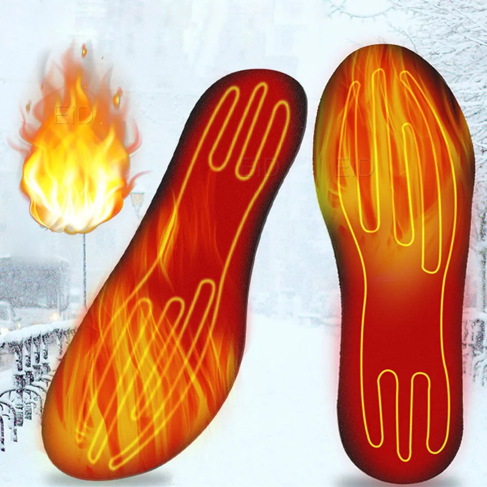 USB-Heated Shoes Insoles Can Be Cut Winter Warm Heating Insoles Pad Feet For Boots Sneaker Shoes