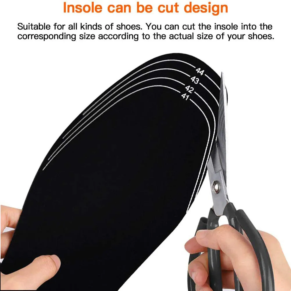 USB-Heated Shoes Insoles Can Be Cut Winter Warm Heating Insoles Pad Feet For Boots Sneaker Shoes