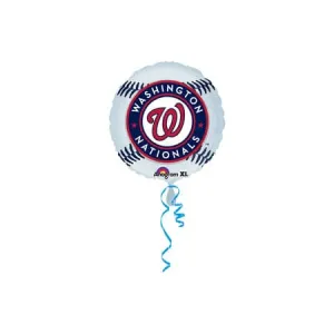 Washington Nationals 18in Metallic Balloon