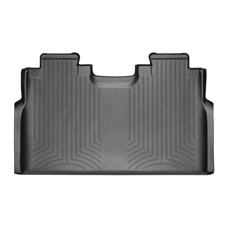 WeatherTech 2nd Row Floor Liner - Black / Textured - Crew Cab - Ford Fullsize Truck 2015 446972