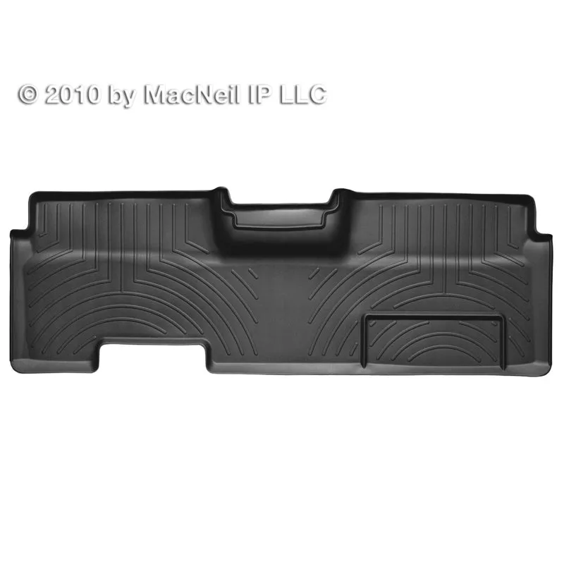 WeatherTech FloorLiner - 2nd Row - Black - Extended Cab - Ford Fullsize Truck 2009-13