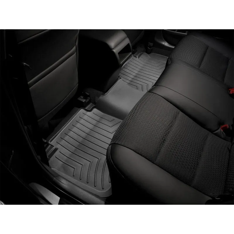 WeatherTech FloorLiner - 2nd Row - Black - Extended Cab - GM Fullsize Truck 2007-13