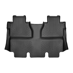 WeatherTech FloorLiner - 2nd Row - Black - Toyota Fullsize Truck 2014