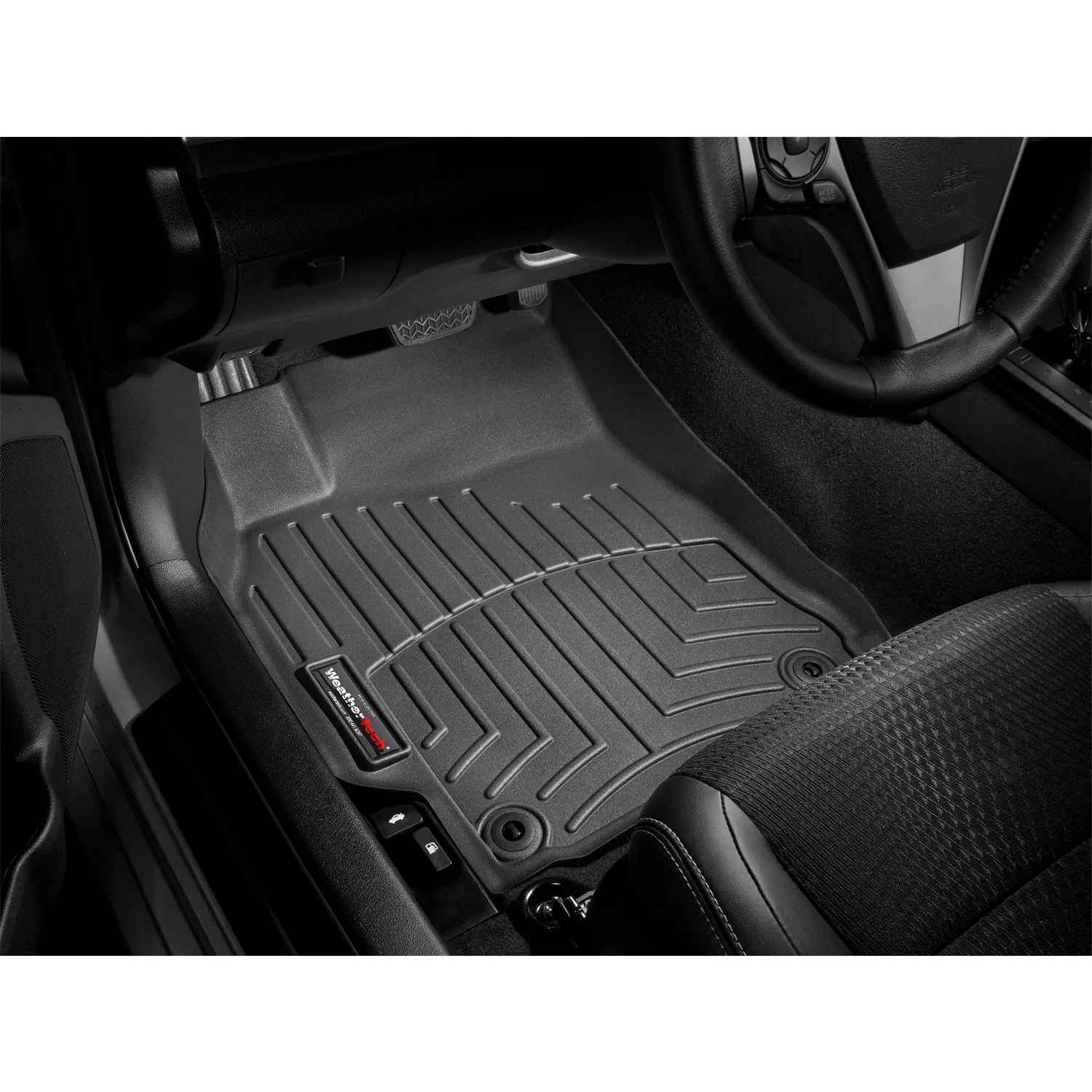 WeatherTech FloorLiners - Front - Black - Chevy Cruze 2015-18