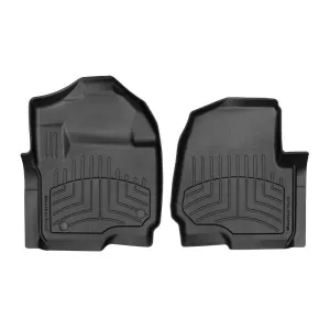 WeatherTech FloorLiners - Front - Black - Super Cab/Super Crew - Ford Fullsize Truck 2017-19