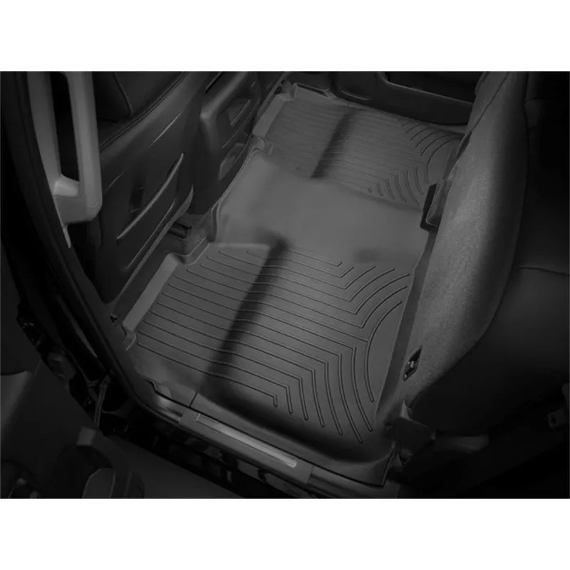 WeatherTech FloorLiners - Front/2nd Row - Black - GM Fullsize Truck 2014-15