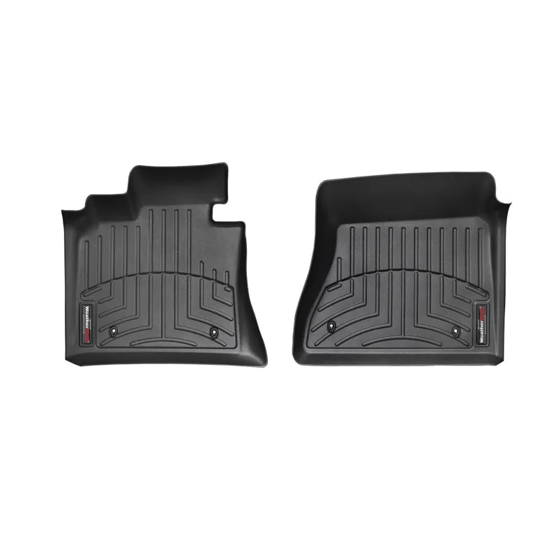 WeatherTech Front Floor Liner - Black / Textured - Ford Fullsize Truck 2009-14 446111 - Pair