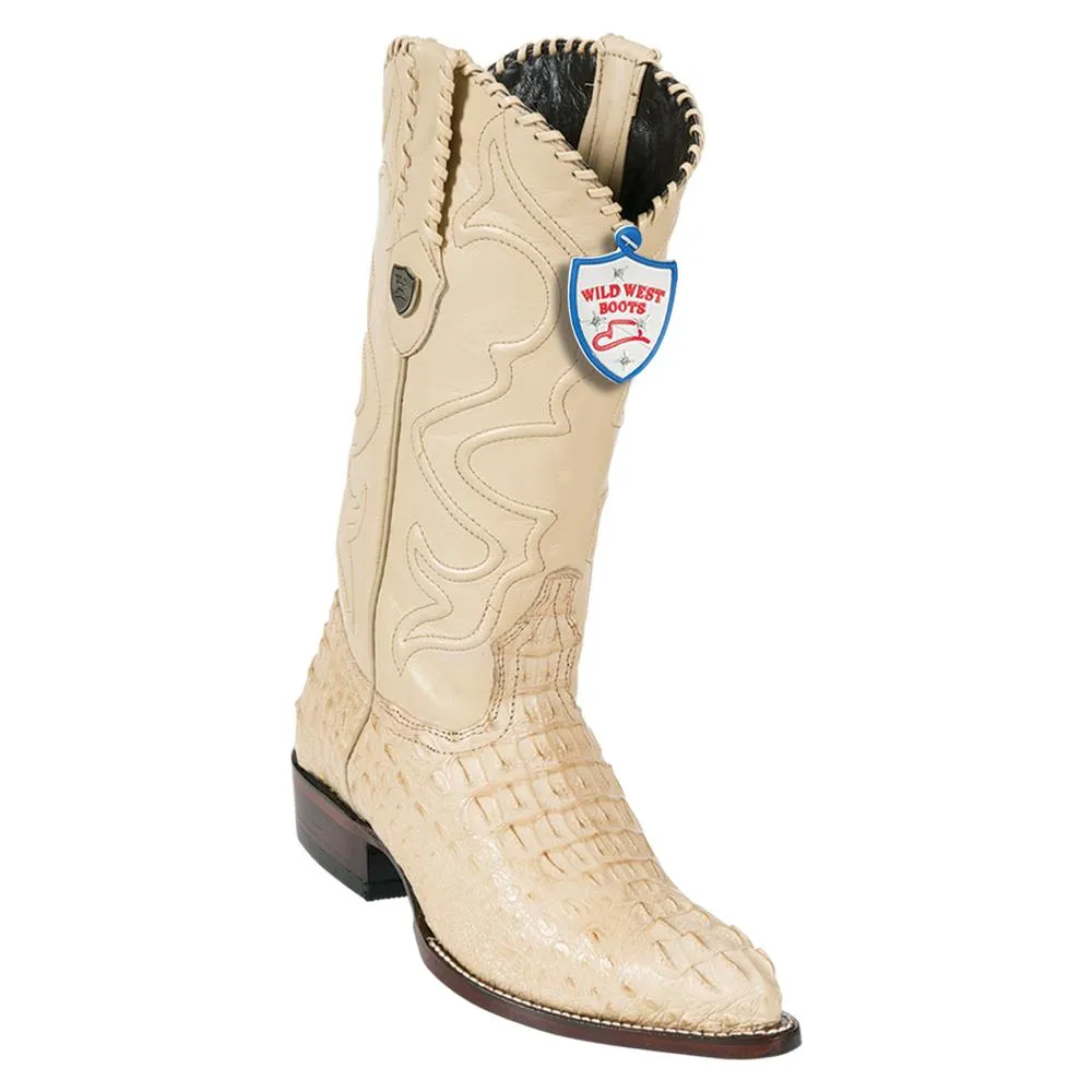 Wild West Boots #2990211 Men's | Color Oryx | Men's Wild West Caiman Hornback J Toe Boots Handcrafted