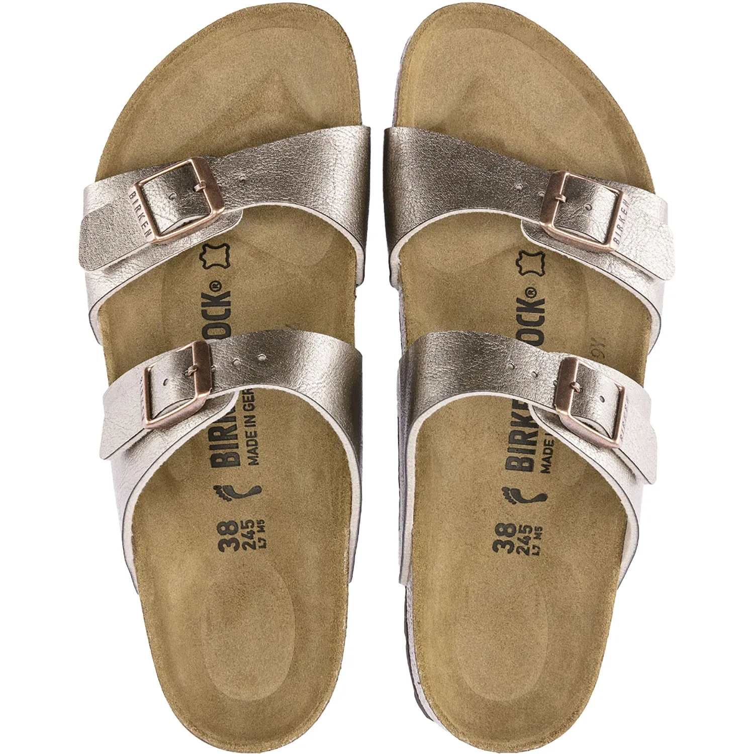 Women's Birkenstock Sydney Graceful Taupe Birko-Flor