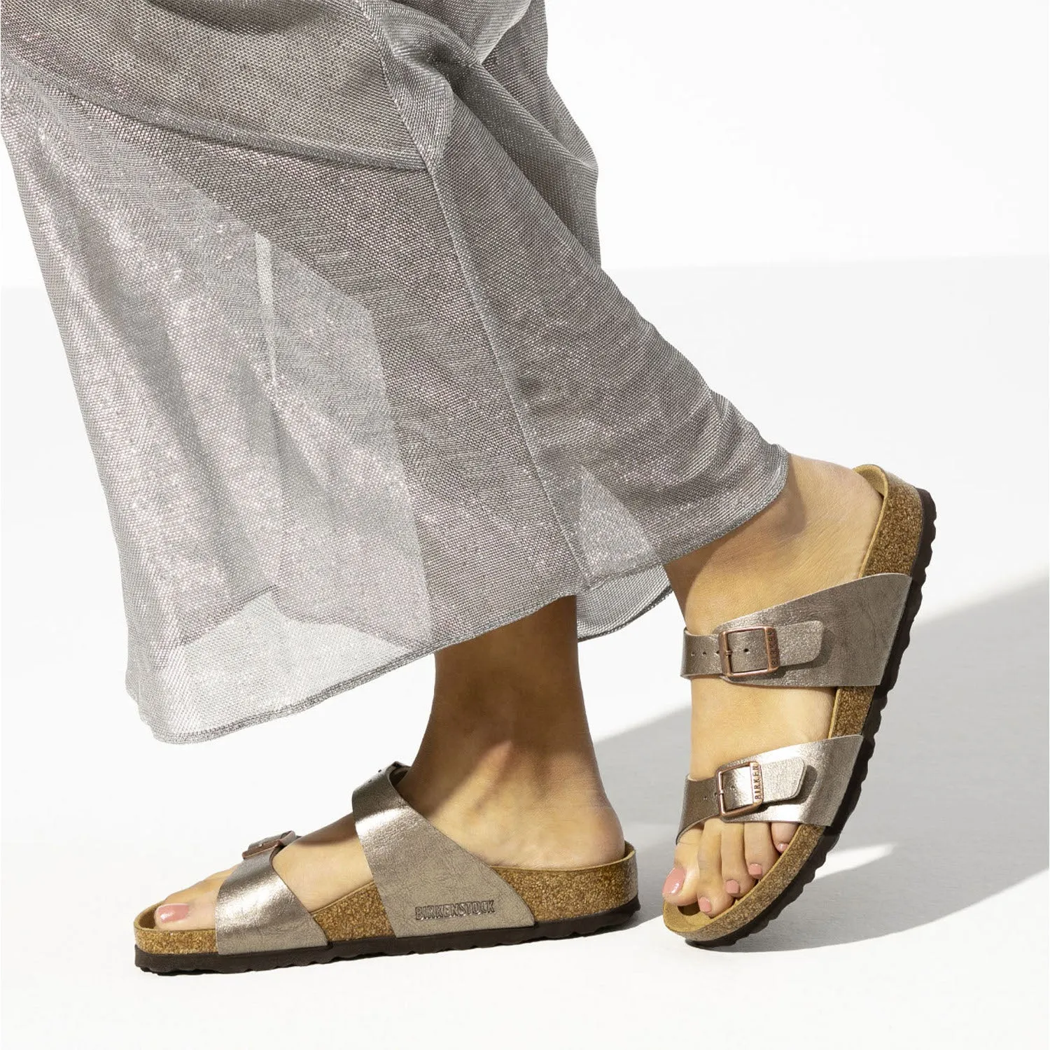 Women's Birkenstock Sydney Graceful Taupe Birko-Flor