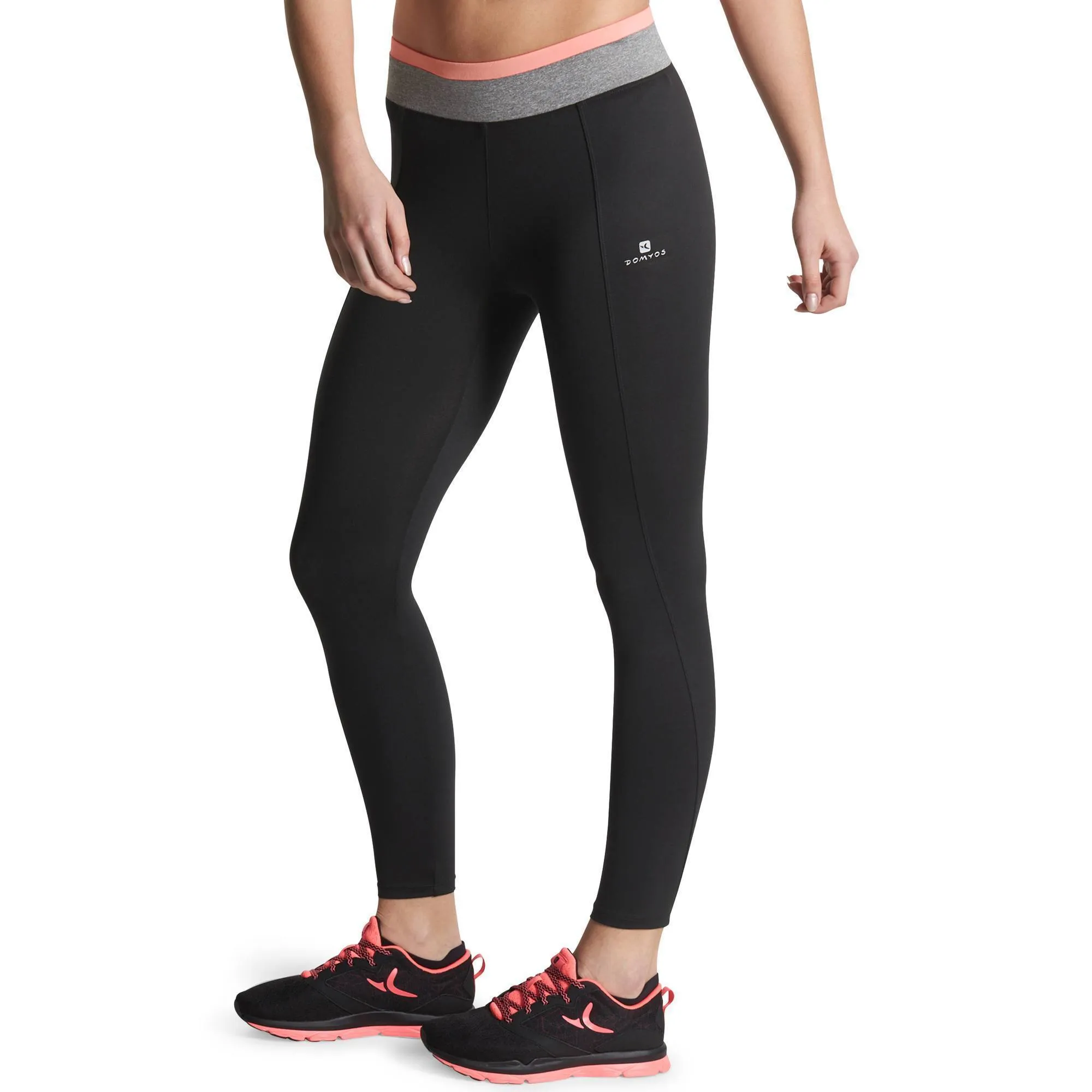 Women's Fitness Leggings with Contrasting Waistband Energy