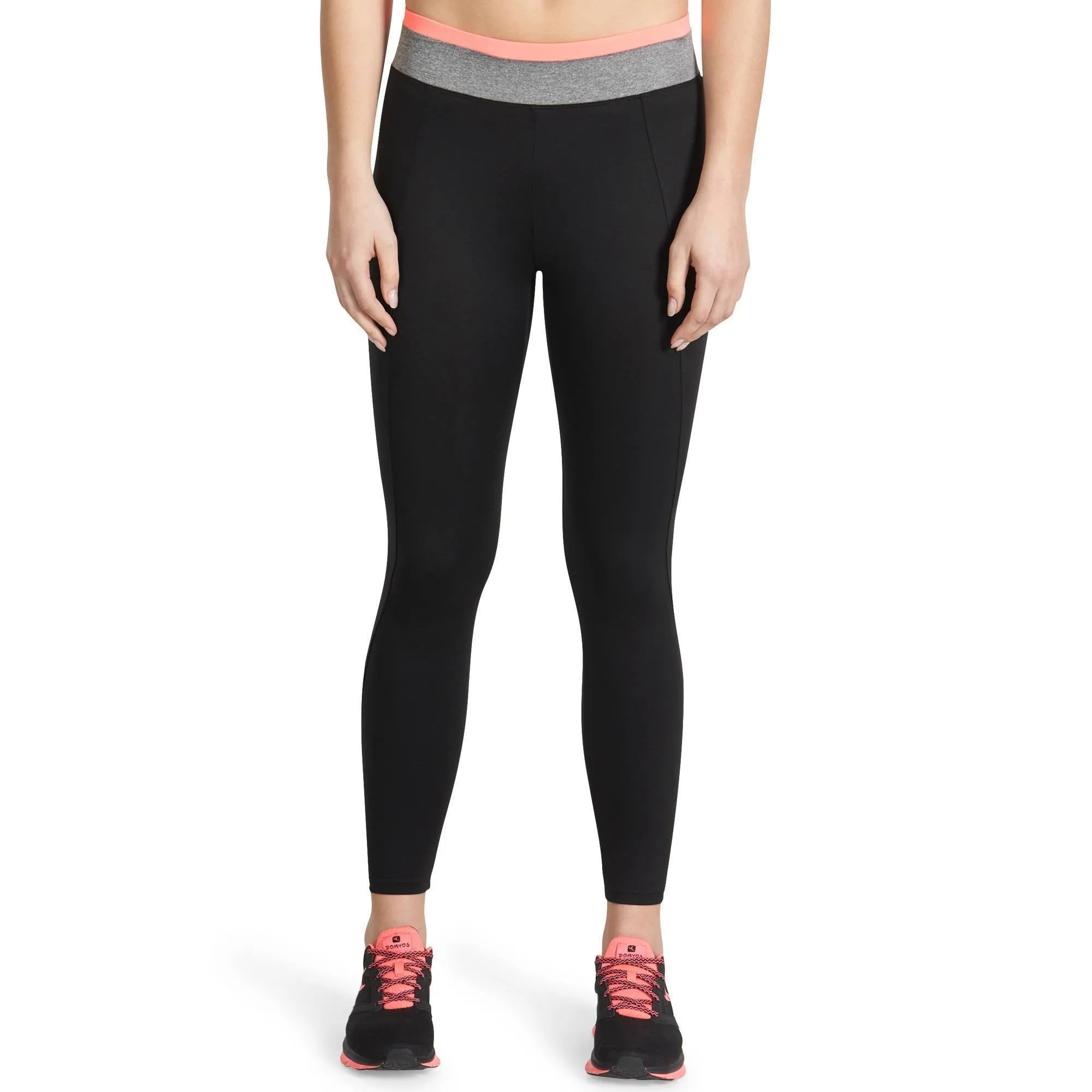 Women's Fitness Leggings with Contrasting Waistband Energy