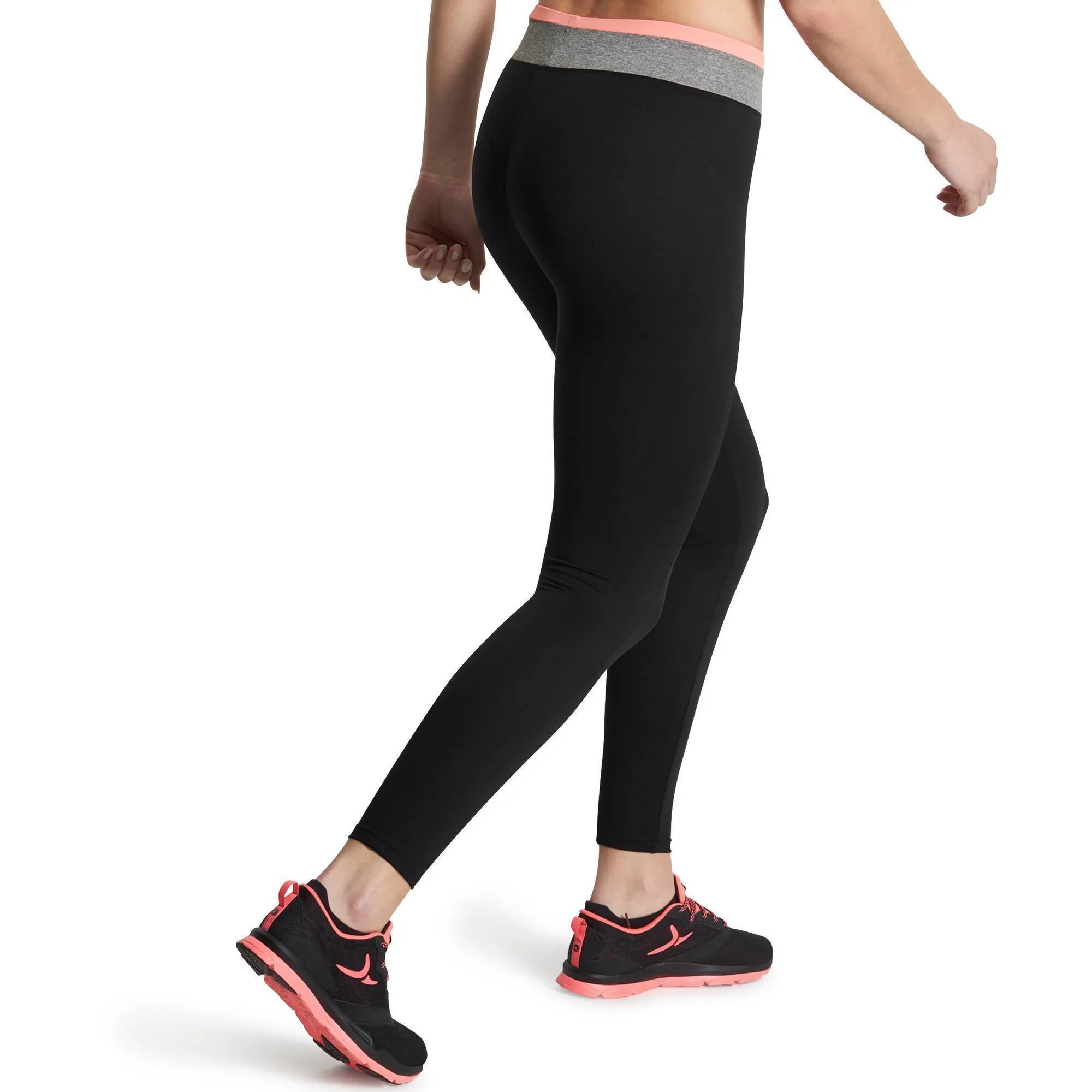 Women's Fitness Leggings with Contrasting Waistband Energy