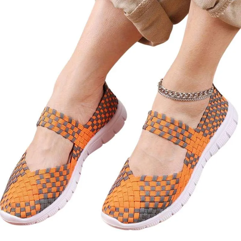 Woven Women's Plus Size Shoes for Bunions and Swollen Feet