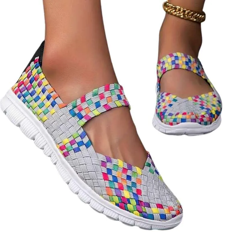 Woven Women's Plus Size Shoes for Bunions and Swollen Feet