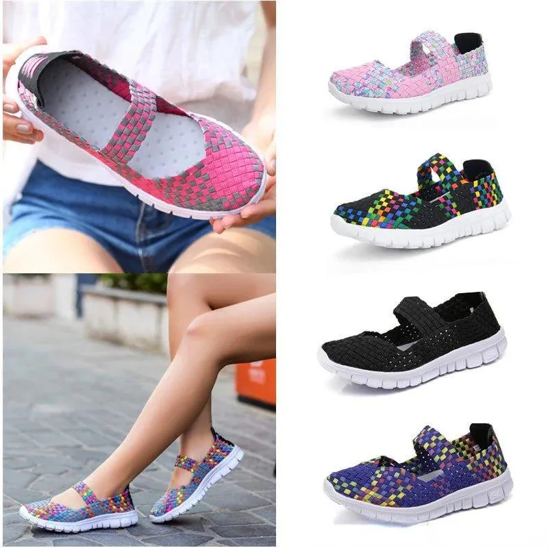 Woven Women's Plus Size Shoes for Bunions and Swollen Feet