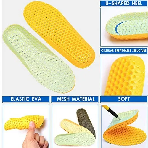 XINIFOOT | 3 Pairs Breathable Shoe Insoles Water Shoes Inserts Sports Shoe Insole Replacement Insoles for Womenment Insoles